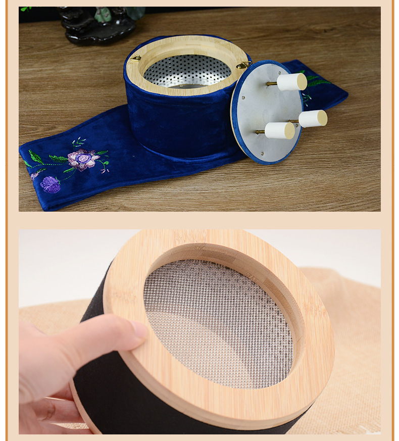 Smokeless Wooden Moxibustion Box Portable Moxa Warmer with 54 Moxa Cones Tweezers for Abdomen and Back Warming preparation
