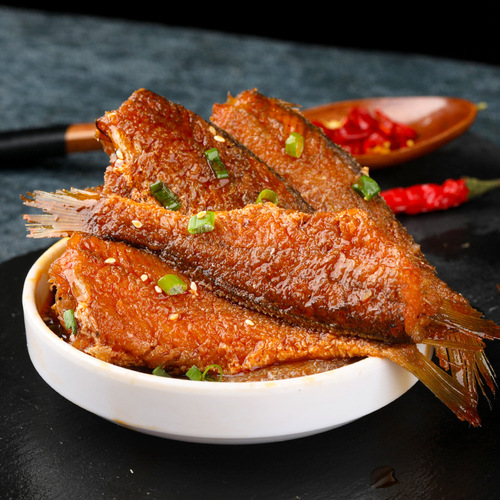 Spicy/Five-Spice Yellow Croaker Canned Food 100g Quick Livestream E-commerce Direct Manufacturer Supply