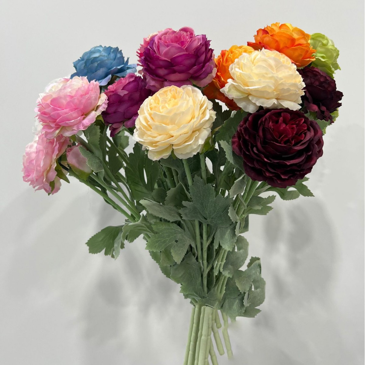 3头露莲仿真花户外婚庆婚礼背景墙装饰花材家居橱窗摆设假花花卉