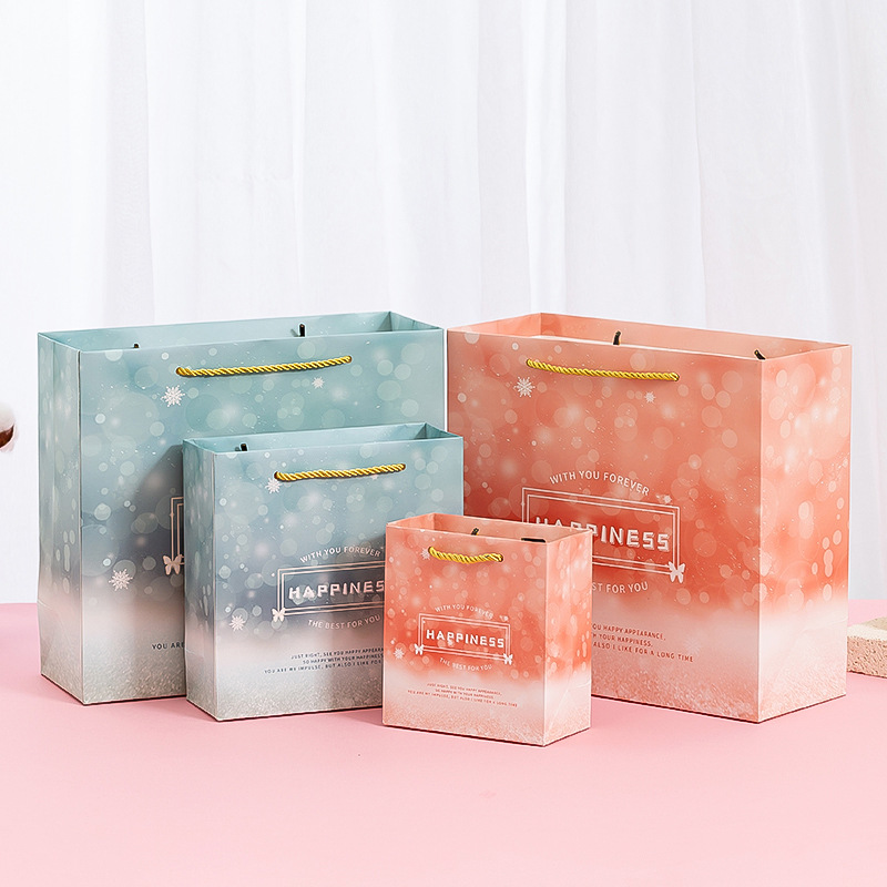 Green Gift Paper Bag, Return Gift Bag, Souvenir Gift Bag, Small Clear Gift Bag, Packaging Bag, Facial Mask, Wedding Scarf, Pink Bag