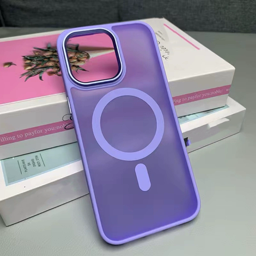 Чехол для телефона (Apple) iPhone 17 серии, матовый, с кольцом MagSafe-подобным, антивандальный