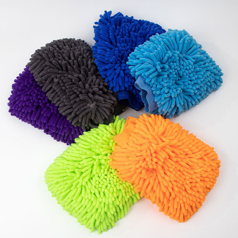Chenille Car Wash Gloves Waterproof Car Cleaning Supplies Car Wash Gloves Thickened Absorbent Car Towel Chenille Car Wash Gloves Waterproof Car Cleaning Supplies Car Wash Gloves Thickened Absorbent Car Towel