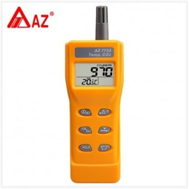 衡欣 AZ7752 CO2检测仪 二氧化碳检测仪 温度检测仪