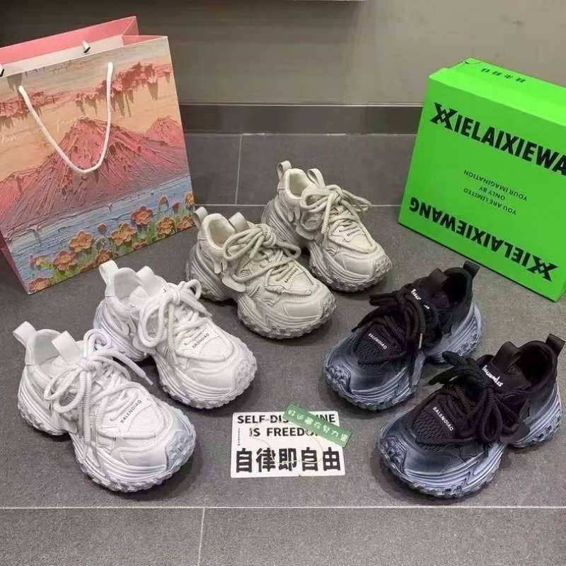 真软皮厚底老爹鞋女款2025新款夏季网鞋女透气薄款爆款网面运动鞋|undefined