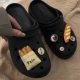 Hole Shoes Accessories Shoe Buckle Shoe Flower Sweet Potato Same Bread Niche Fun Cute Removable Adapting Card Luochi