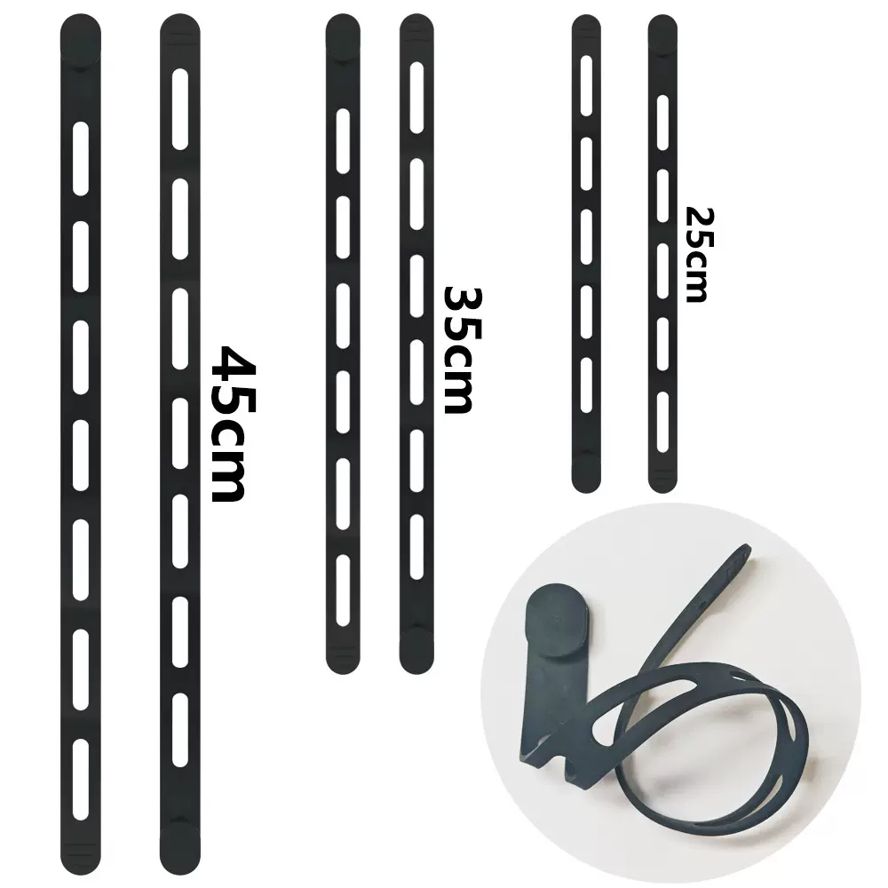 25/35/45cm多功能硅胶扎带户外用品捆绑带适用于家居收纳产品包装