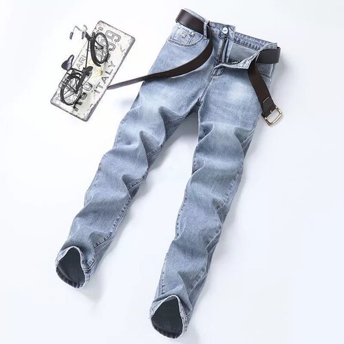 Spring and Autumn New Men's Korean Style Trendy Elastic Tapered Straight Leg Casual Long Pants Sporty Splicing Mini Pants