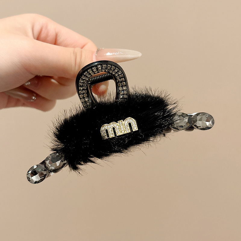 Clip grande para el cabello, pinza elegante para mujeres con cabello grueso