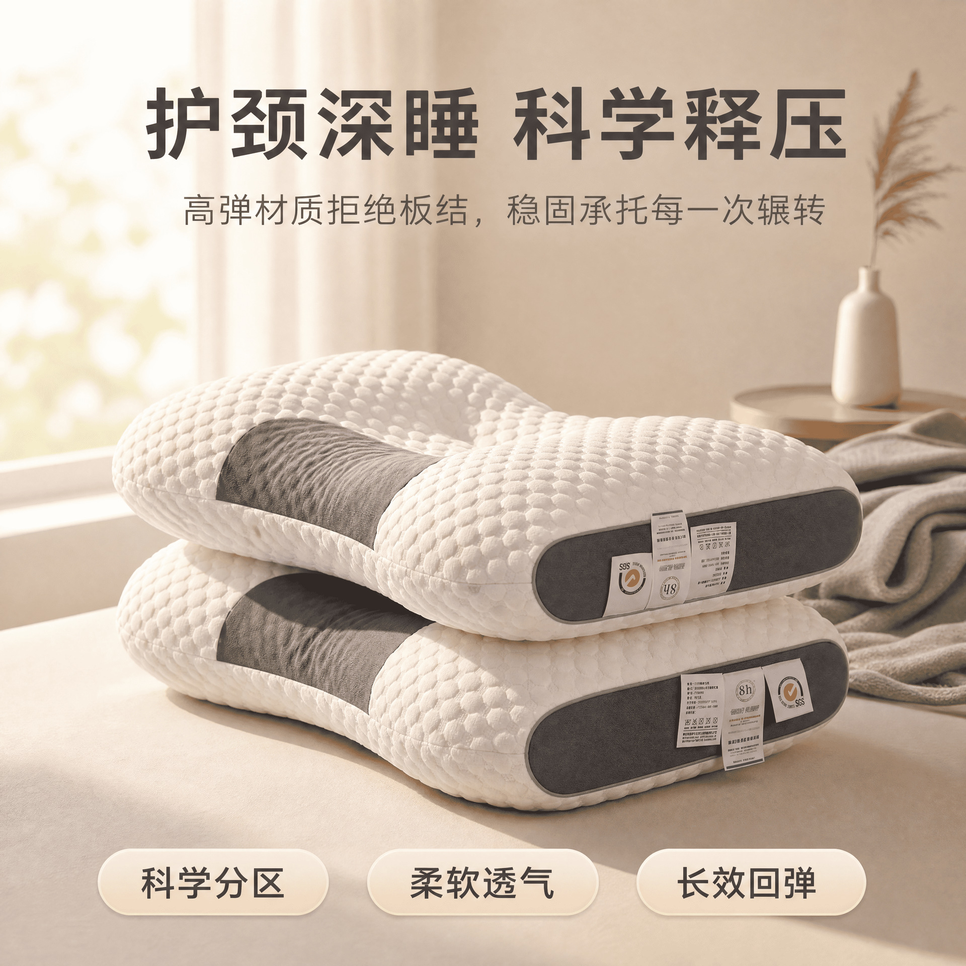 Pillow for home use for students for sleep