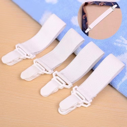 Slip-resistant bed sheet fastener, bed sheet runner holder, adjustable tightness strap bed sheet clip, wholesale