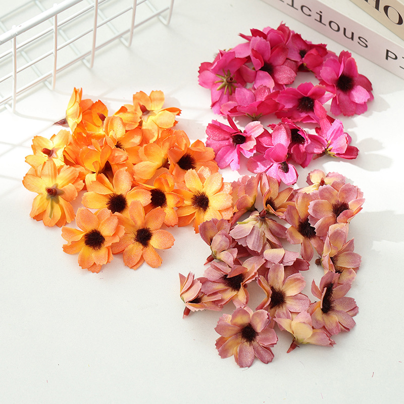 Simulated Pearlescent Jumping Orchid Chrysanthemum Flower Head DLY…