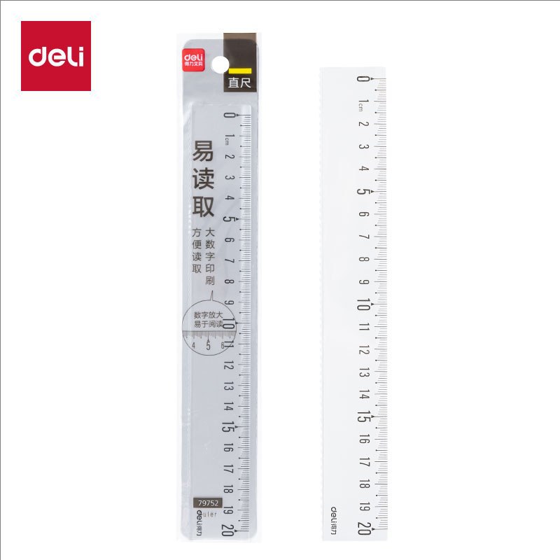 [one pack] transparent with wavy 20cm-79752