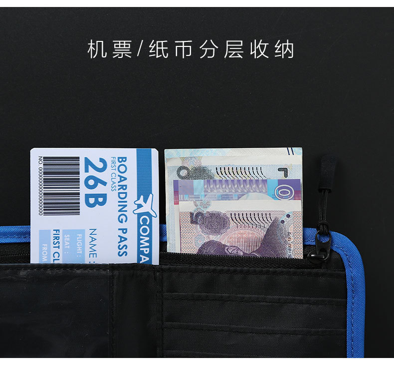 RFID Nylon Reisepassetui, Entmagnetisierungsschutz, Diebstahlschutz