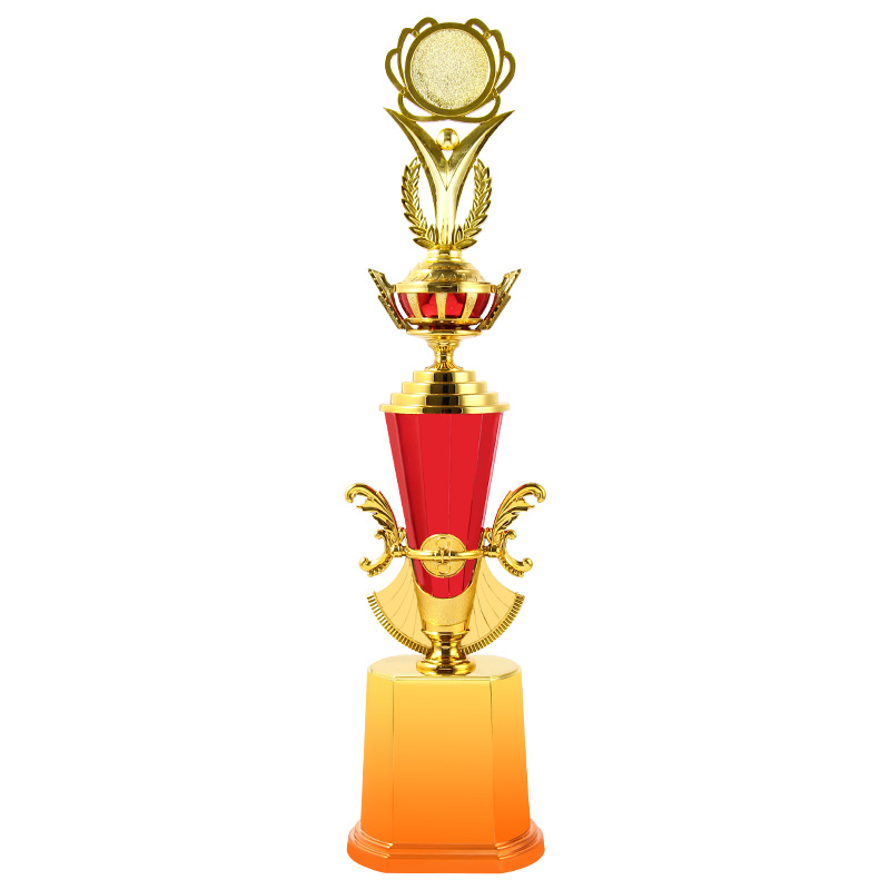 Trofeo de creatividad individual mensual superior anual de fondo alto personalizado trofeo de dibujo de ajedrez infantil