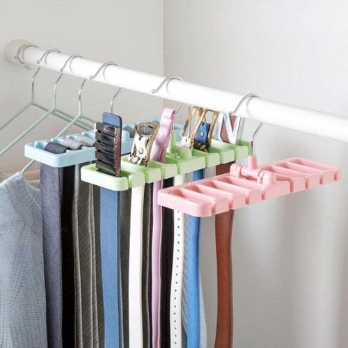 Multifunctional belt storage rack, tie rack, belt hanger, clothes hanger, wardrobe organizer, tie scarf rack, scarf rack