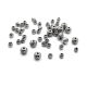 Stainless Steel Twill Pumpkin Beads Through Hole Beads Thread Beads Partition Flower Beads Positioning Bulk Beads DIY Jewelry Accessories