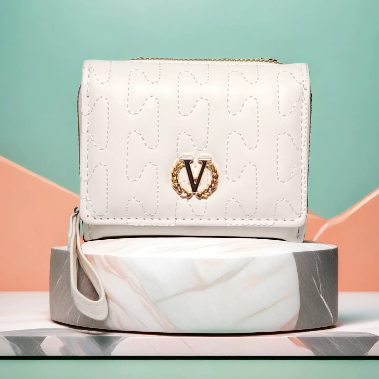 跨境爆款拉链三折小钱包女短款包包新款零钱一体包大容量多卡位