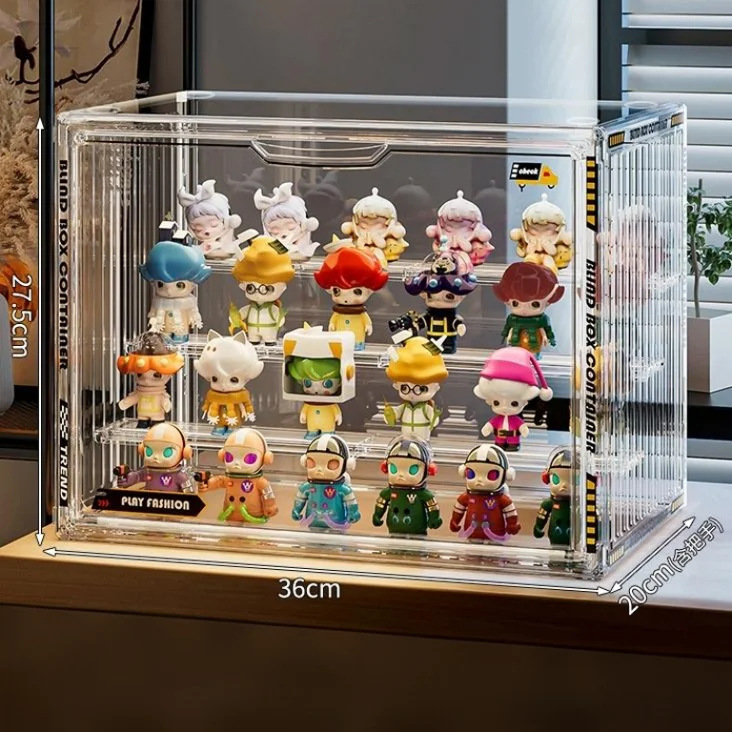 化妆品收纳盒透明亚克力展示盒化妆品置物架桌面化妆盒壁挂收纳盒|undefined