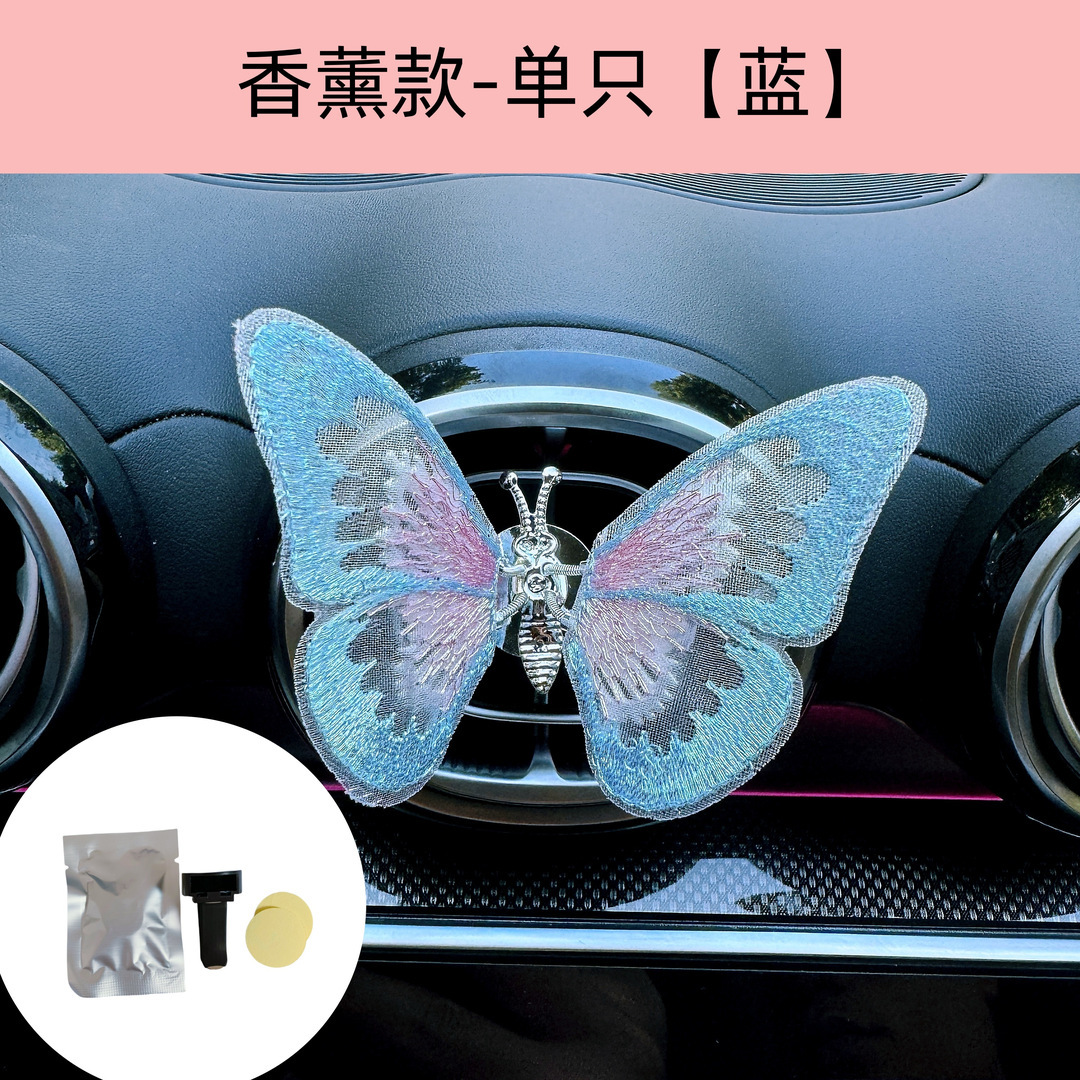 Mariposa móvil automóvil consola central salida de aire decoración de accesorios de automóvil curar la idea de accesorios de automóvil