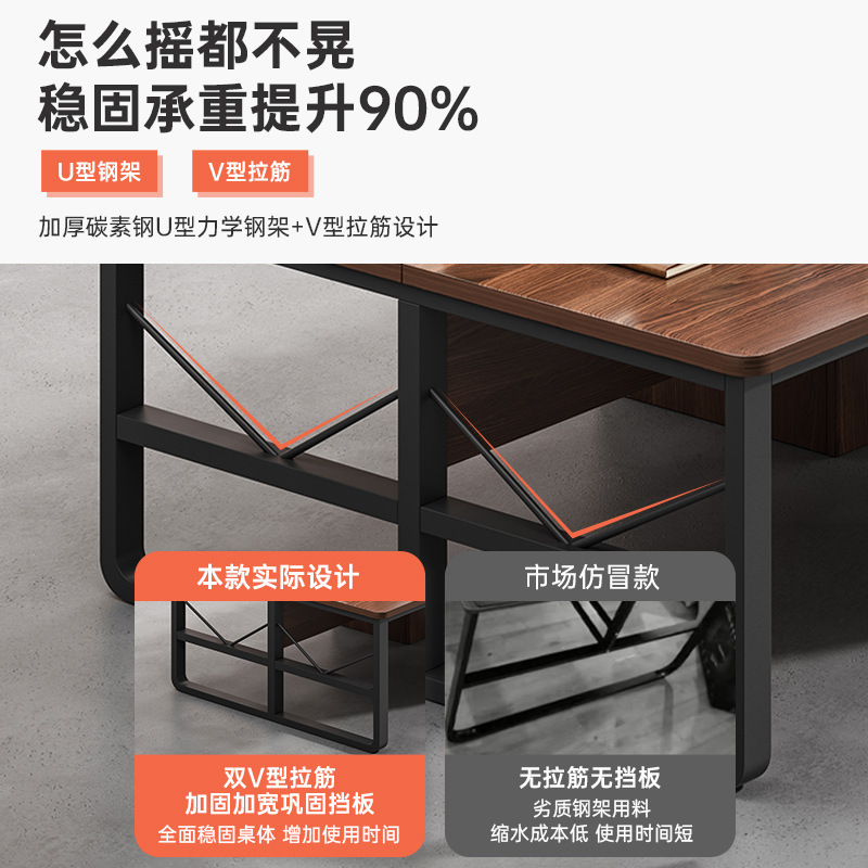 Mesa de personal simple muebles de oficina modernos estación de personal mesa de trabajo doble mesa de cuatro sillas combinación