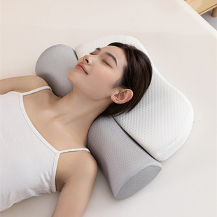 Cross-Border Slow Rebound Memory Pillow Traction Partition Cervical Spine Pillow Single Sleep Aid Pillow Core Home Special for Adults