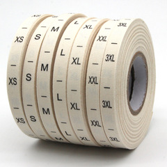 Size tag cotton clothing size tag clothing size label cotton band size label children's clothing collar tag clothing innerwear washing label