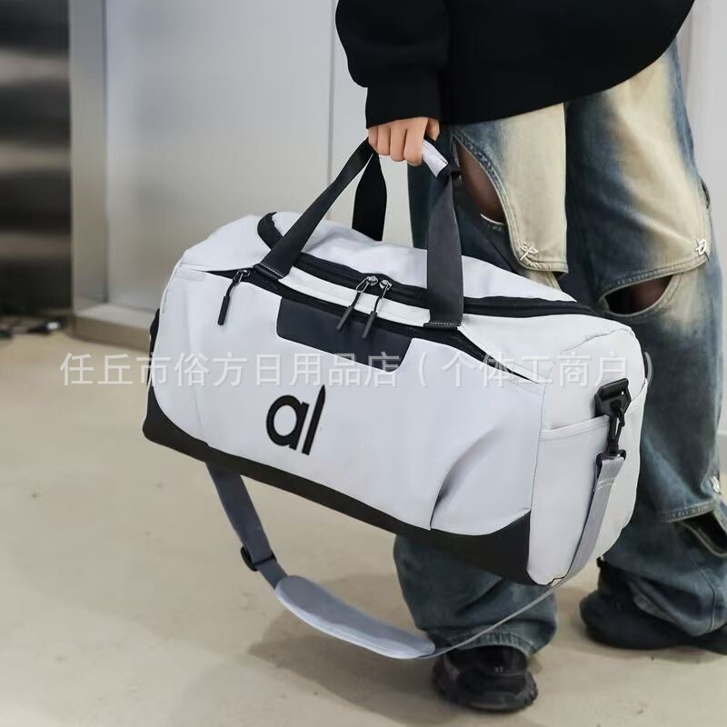 Cross-Border New Casual Travel Bag, Wet and Dry Separation, Swimming Yoga Training Bag, Sports Fitness Bag, Printed Logo Cross-Border New Casual Travel Bag, Wet and Dry Separation, Swimming Yoga Training Bag, Sports Fitness Bag, Printed Logo
