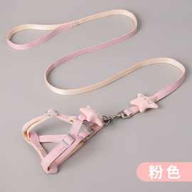 猫咪牵引绳泰迪狗链猫链小型中型犬遛狗绳胸背带宠物用品项圈批发