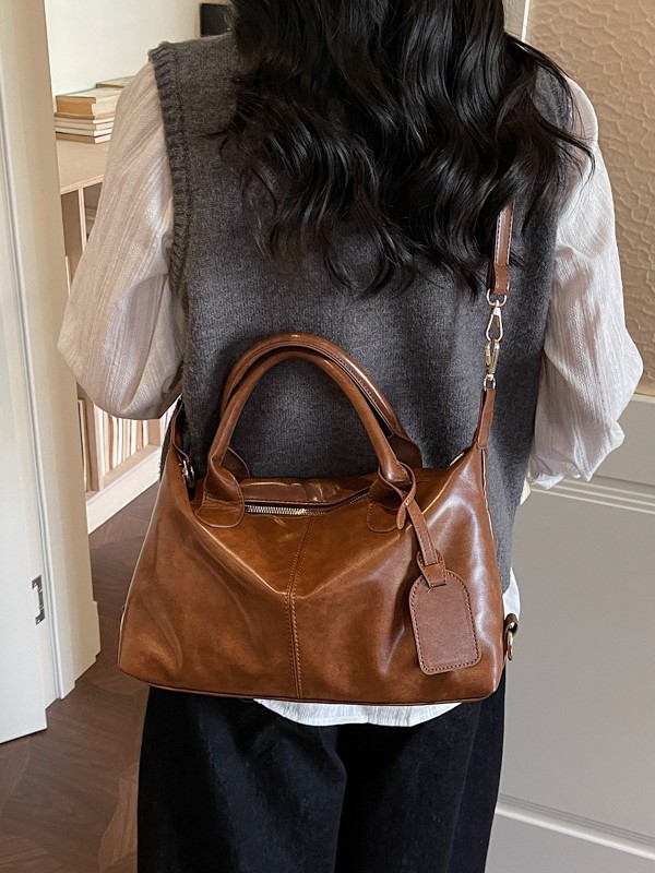 Bolso de mano de gran capacidad para mujeres 2026 nuevo retro alta sensación bolso de almohada de viaje mochila casual bolso especial image 3