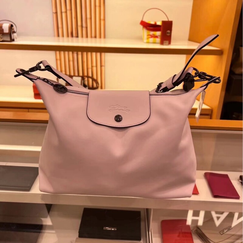 Longxiang Bag Hobo Armpit Bag Tote Bag Waterproof Lightweight Fashionable Daily Work Clothing Large Capacity