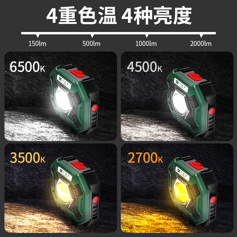 reparación de automóviles reparación de automóviles lámpara de trabajo reparación de herramientas LED carga magnética fuerte iluminación de emergencia anti-caída multifunción
