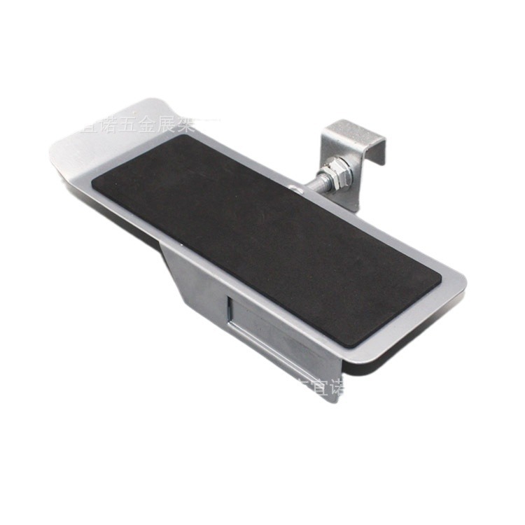 Cartucho de metal negro soporte de tubo de calzado deportivo tienda de zapatos matriz rack ajustable rack de exhibición rack de zapatos tienda de zapatos rack