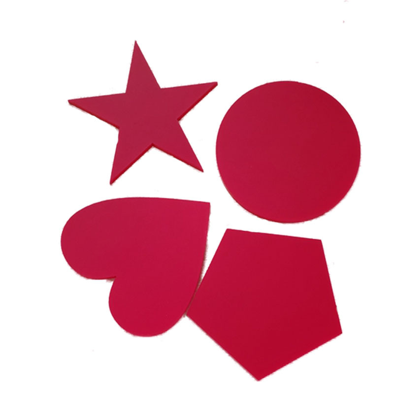 红色磨砂亚克力板哑光有机玻璃透光板灯罩均光板亚力克加定