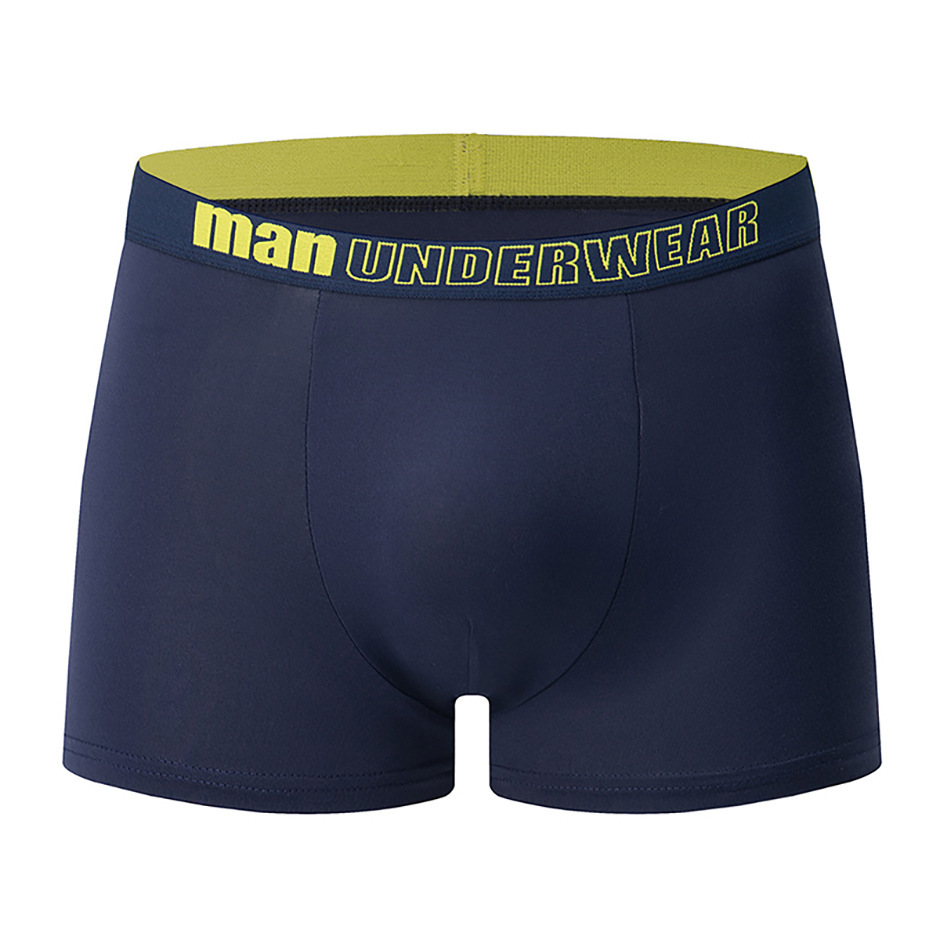 Herren Trunks Aus Baumwolle Nahtlose Sportunterwäsche Atmungsaktiv_voghion.com
