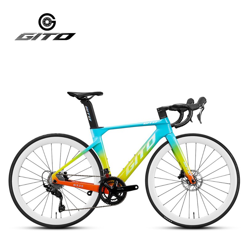 Jietuo/Gito Carbon Fiber Road Bike Carbon Wheelset Complete Bike 105 Groupset 24-Speed Hydraulic Disc Brake Racing Bicycle Jietuo/Gito Carbon Fiber Road Bike Carbon Wheelset Complete Bike 105 Groupset 24-Speed Hydraulic Disc Brake Racing Bicycle