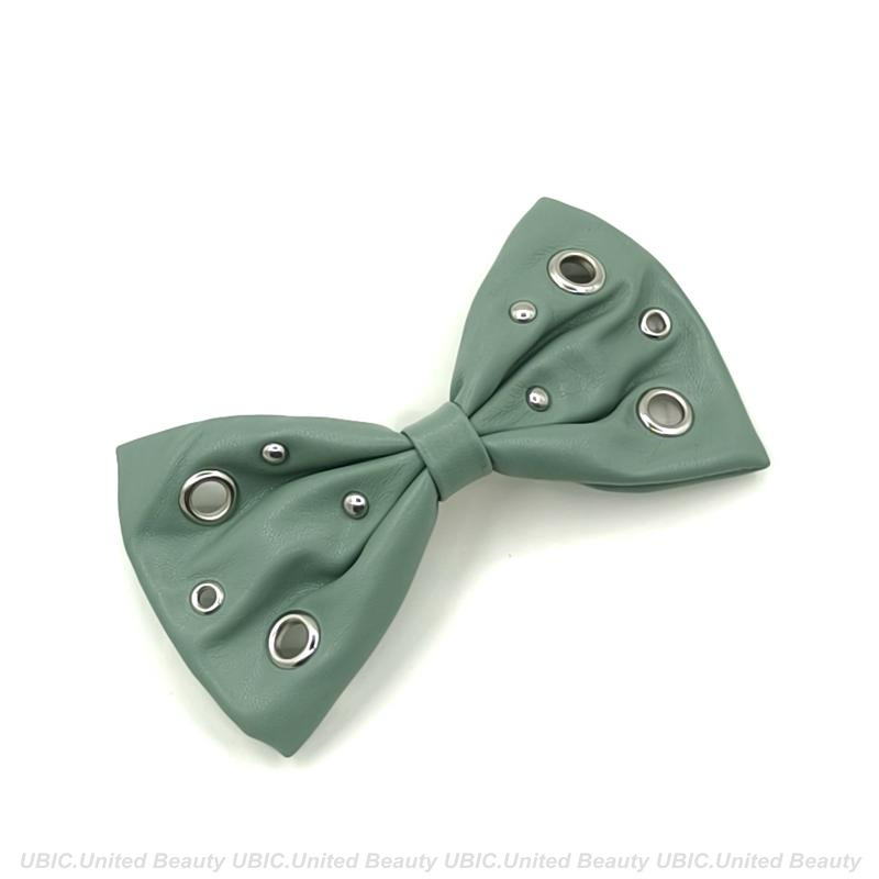 BA250801-PU皮14.5x8.5cm朋克混搭钉扣蝴蝶