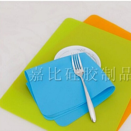 源头实力厂家直供45cm*31cm方形硅胶垫硅胶餐垫硅胶西餐垫隔热垫
