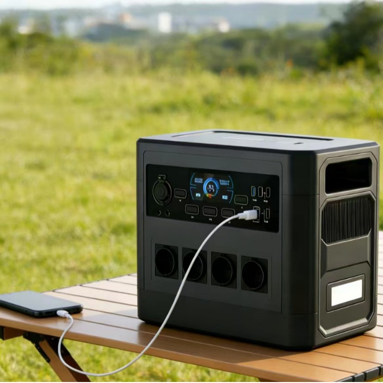 Inversor fotovoltaico + bidireccional de 2000W, fuente de alimentación UPS para exteriores, nuevo producto lanzado, oferta especial para clientes del segmento B.