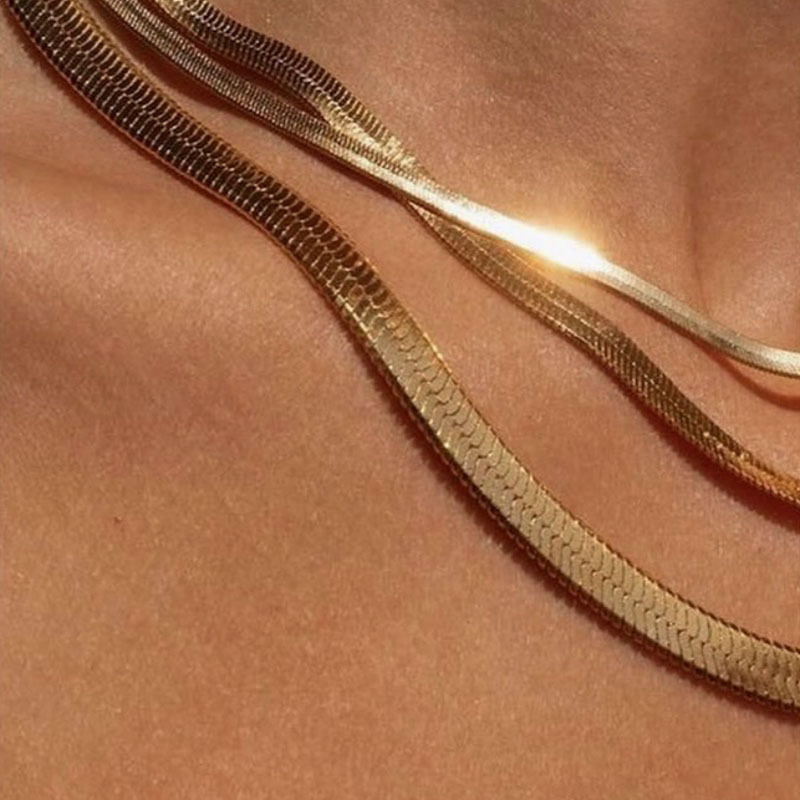 8g Weight Necklace Classification 1 Piece Quantity Daily Occasion Metal Material Geometric Pattern Women'S Gender Plating Design Fashion Style 1 Piece Fashion Geometric Metal Plating Women's Necklace 3