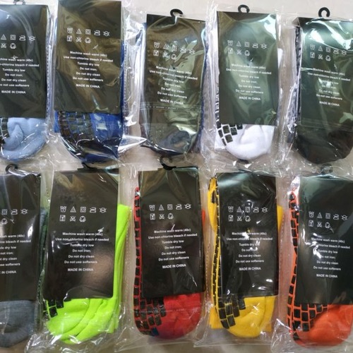 Competitive Towel Base Football Mid-Cylinder Basketball Socks Men's and Women's Long Cylinder Rubber Sole Socks Short Style Anti-Slip Sports Short Socks