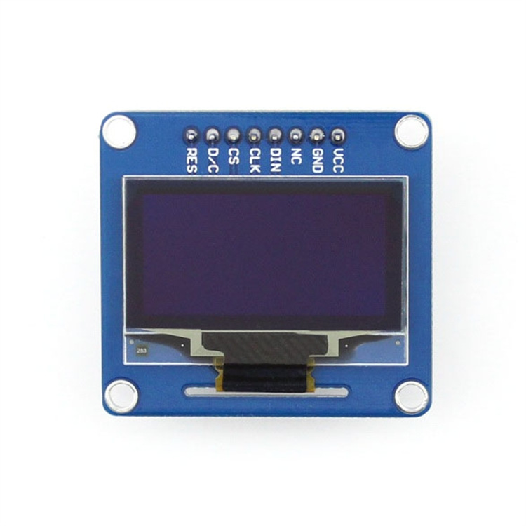 1.3inch OLED (B)树莓派4B SH1106 OLED屏/模块显示屏 蓝色直排针