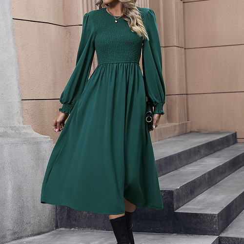 [Baifenzhi Clothes] Popular European and American women's dresses in autumn and winter