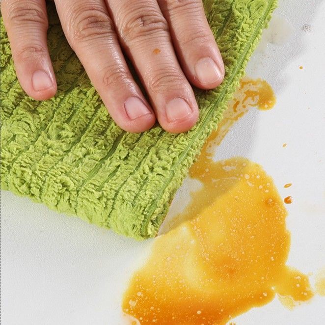 Toallas de bambú, toallas de limpieza de platos, toallas de limpieza de cocina, toallas de limpieza de absorción de agua, toallas de limpieza perezosa
