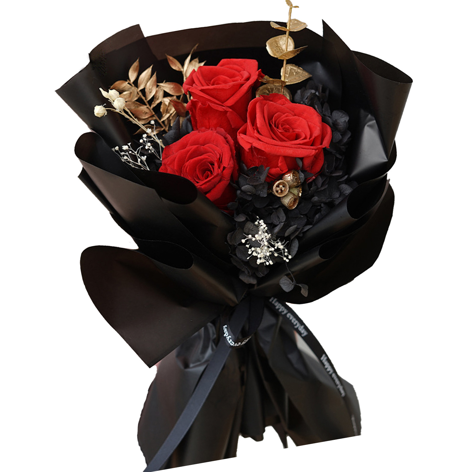 Naxi reina eterna flor seca ramo de flores serie decoración del hogar regalo cumpleaños regalo la mano Día San Valentín