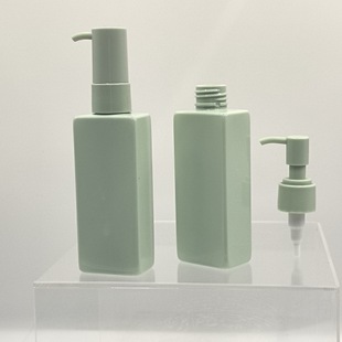 120ml Flat Square Bottle Lotion Press Pet Bottle Skin Care Product Lotion Sub-Bottle