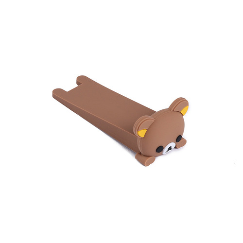 Household door damping buffer cartoon cute soft rubber door stop anti-theft and anti-collision punch-free door stopper wholesale
