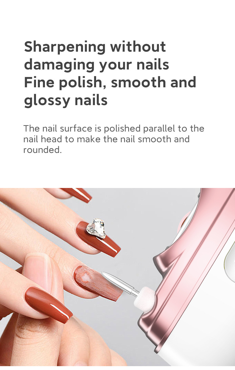 Neue grenzüberschreitende multifunktionale elektrische Nagelschneidemaschine, elektrischer Nagelfeiler, elektrischer Nagelschleifer, Baby-Nagelknipser mit Quetschschutz