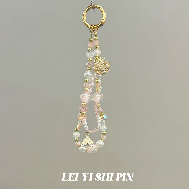 [Mel Peach Oolong] nuevo diseño de cuentas dulces nicho hermosa cadena de teléfonos móviles de cuentas de alta gama cadena de teléfonos móviles