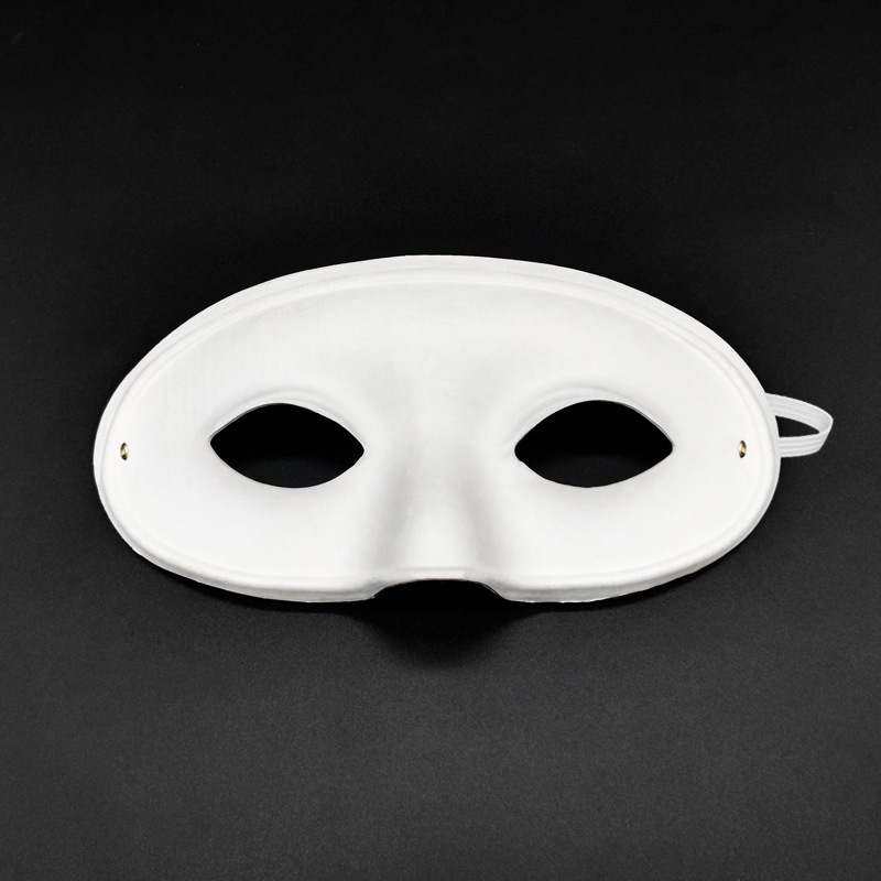 Carnaval máscara de papel pulpa en blanco pintado a mano Copa del Mundo pintura de ayudas didácticas de jardín de infantes 3D DIY pintado a mano facial