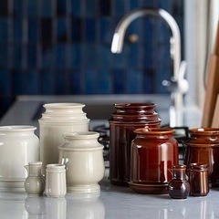 外国貿易日本式陶磁器厨房工具収納缶収納瓶食器収納缶箸筒箸籠食器缶